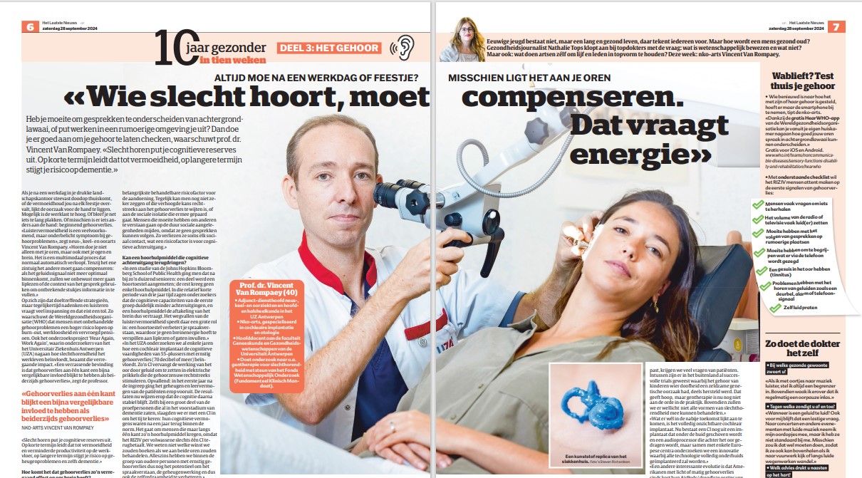wie slecht hoort moet compenseren